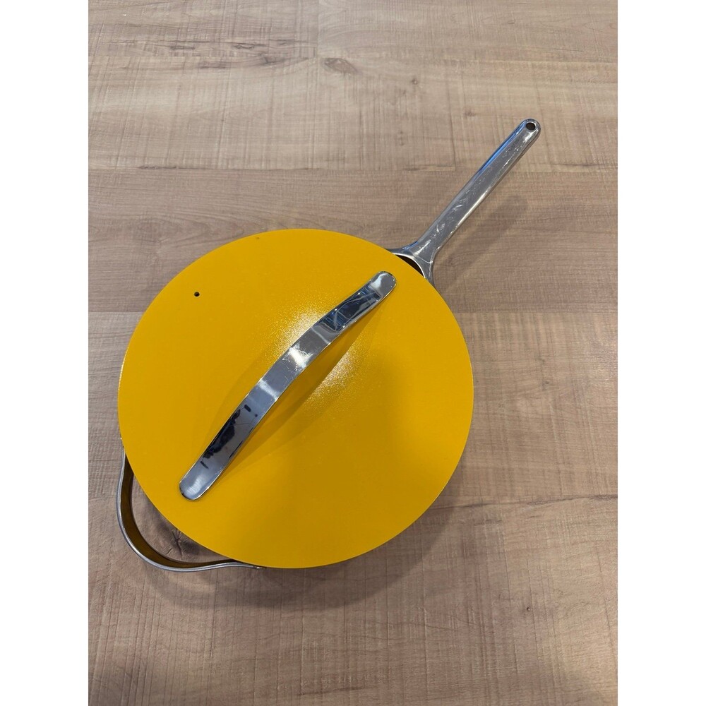 Caraway 4.5 QT Nontoxic Nonstick Pan and Lid - Marigold